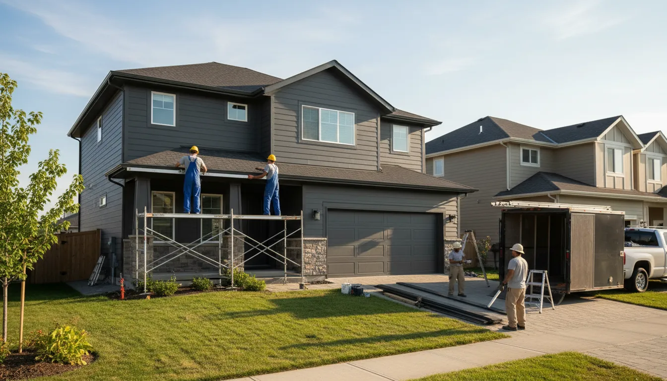 Siding in Boswell